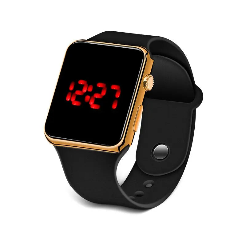 Sports Watch For Women And Men Electronic LED Digital Watch Fashion Casual Simple Silicone Female Watch Electronic Clock