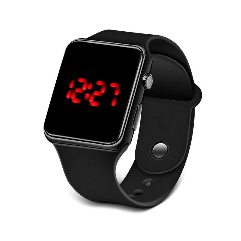 Sports Watch For Women And Men Electronic LED Digital Watch Fashion Casual Simple Silicone Female Watch Electronic Clock