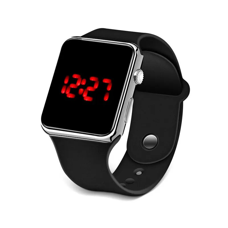 Sports Watch For Women And Men Electronic LED Digital Watch Fashion Casual Simple Silicone Female Watch Electronic Clock