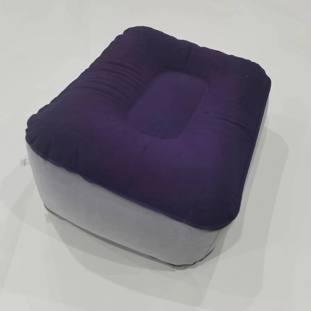 Inflatable Footrest Pillow PVC Foot Rest Air Pillow Cushion For Travel Office Home Leg Up Relaxing Feet Tools Under Desk