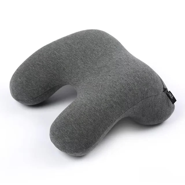 Orthopedic Memory Foam Sleeping Nap Pillow, Support for Student Desk Rest, Lunch Break, Office Travel Headrest