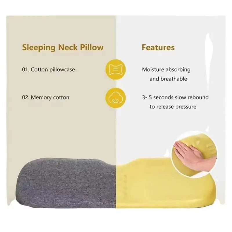 Cervical Pillow Memory Foam Contour Pillow Bed Pillows For Side Sleeper Ergonomic Orthopedic Sleeping Pillow Neck Pillow