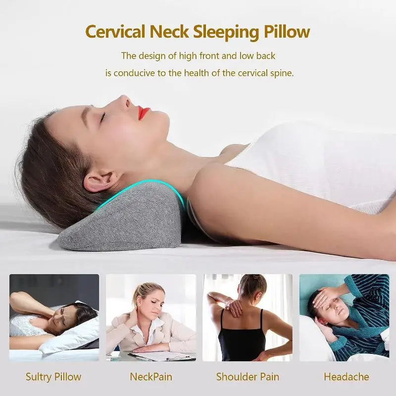 Cervical Pillow Memory Foam Contour Pillow Bed Pillows For Side Sleeper Ergonomic Orthopedic Sleeping Pillow Neck Pillow