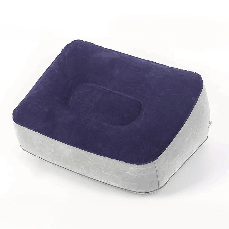 Inflatable Footrest Pillow PVC Foot Rest Air Pillow Cushion For Travel Office Home Leg Up Relaxing Feet Tools Under Desk